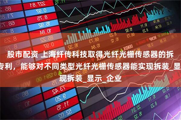 股市配资 上海纤传科技取得光纤光栅传感器的拆装机构专利，能够对不同类型光纤光栅传感器能实现拆装_显示_企业